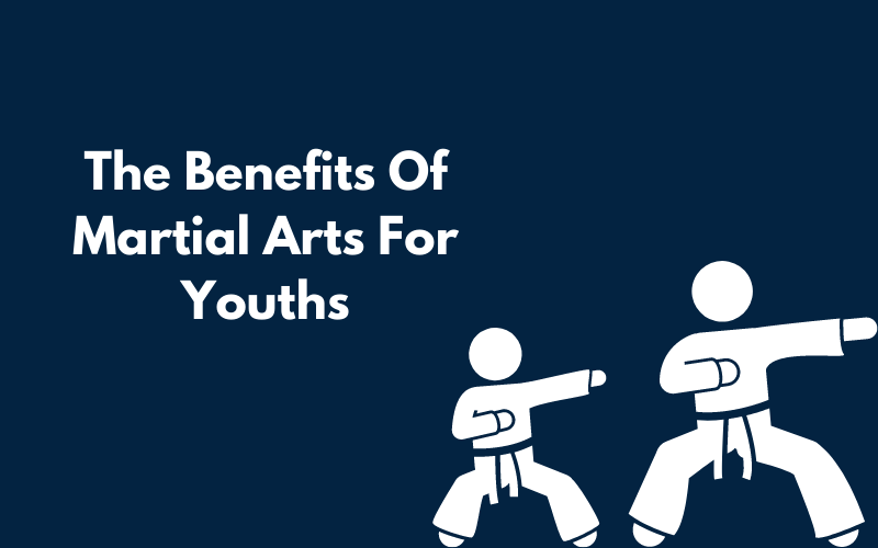 A Canva graphic showing the benefits of martial arts for youths