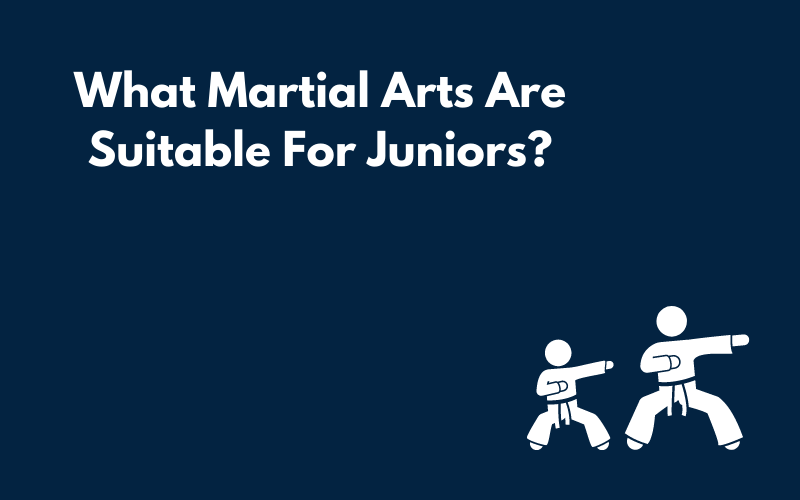 A Canva graphic showing What Martial Arts Are Suitable For Juniors?