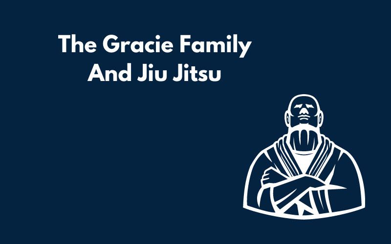 A Canva graphic showing The Gracie Family And Jiu Jitsu
