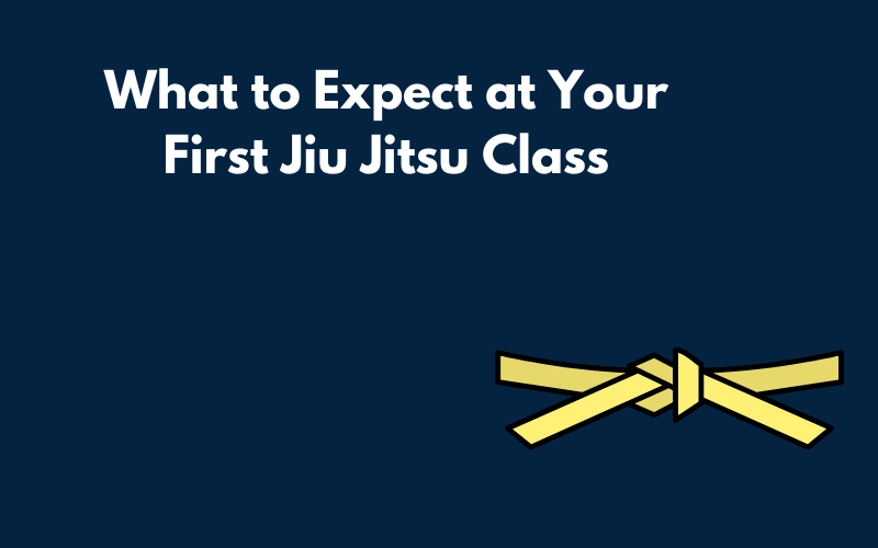 blog header image for a post about your first jiu jitsu class