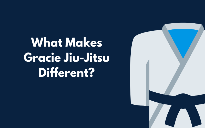 image shows a blog title image for a post about the differences of gracie jiu jitsu