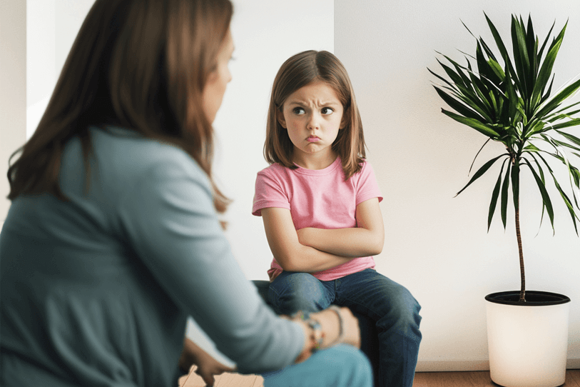 frustrated parent kid